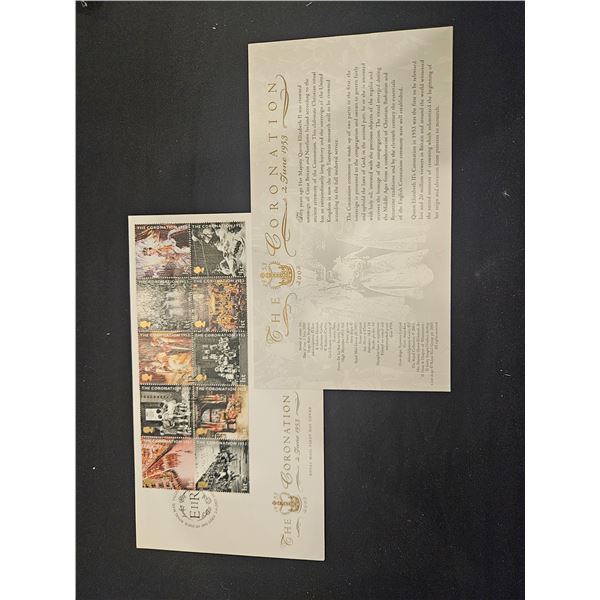 Set of new coronation stamps