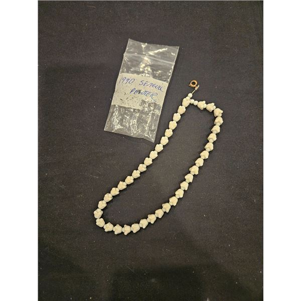 1990 seagull pewter necklace