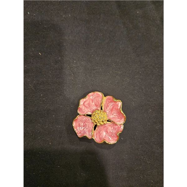 Pink flower cip on