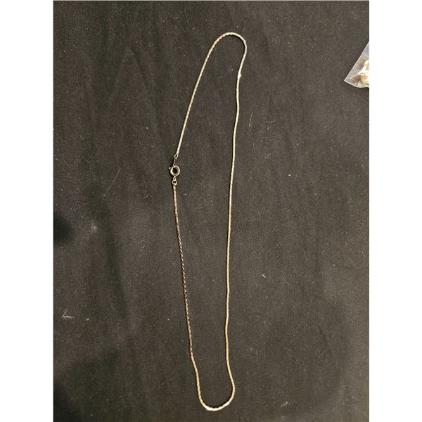 Cobra link chain necklace