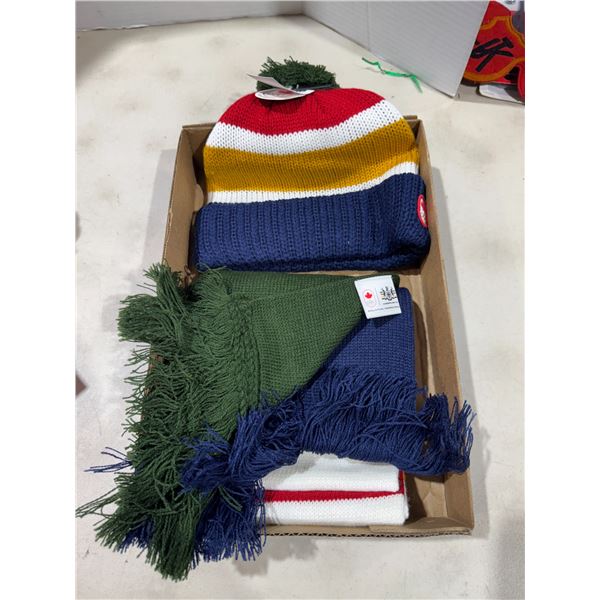 NWT toque and scarf Olympics Hudson Bay