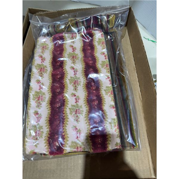 Vintage velvet pillowcases 14 x 14 and 14 x 12 made in Germany