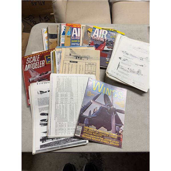 Scale, model and air Classics, and other magazines