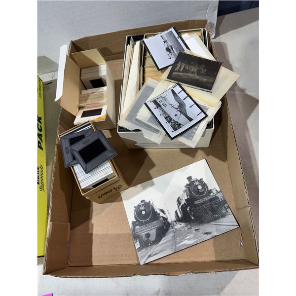 War time and other photos and slide slides and negative