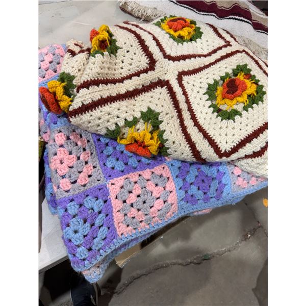 Handcrafted blankets