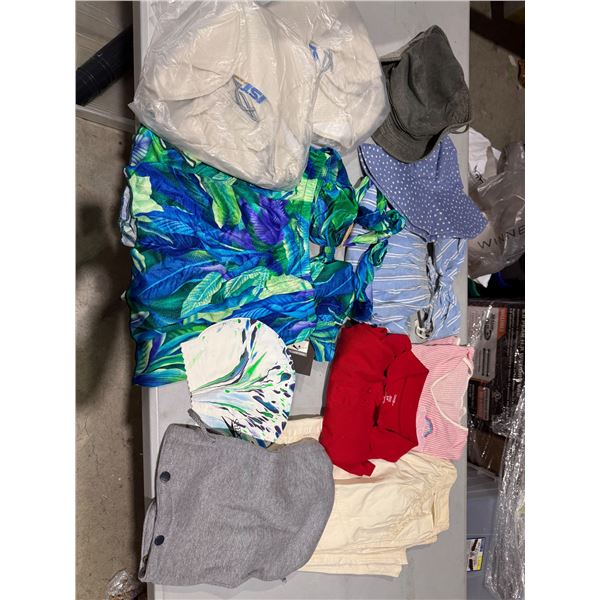 Vintage clothing, bathing suits, and other