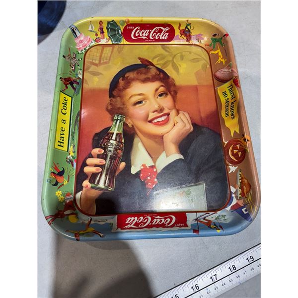 Tin Vintage Coca-Cola tray