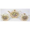 Image 2 : ANTIQUE TEAPOT, CREAM & SUGAR