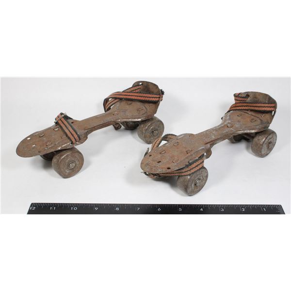 ANTIQUE ROLLER SKATES