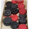 Image 2 : VINTAGE/ ANTIQUE CHECKERS GAME