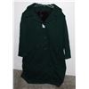 Image 1 : WOMENS SIZE APX XL VINTAGE 100% WOOL LONG GREEN