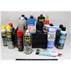 Image 1 : MEDIUM TOTE OF WD-40 LUBRICANT, PROPANE, AND MORE *LOCAL PICKUP ONLY, NO SHIPPING*