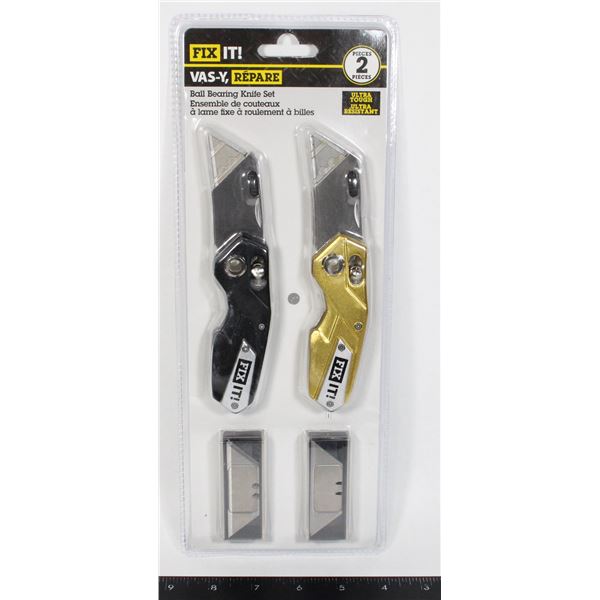 BALL BEARING KNIFE SET NEW 2 PC