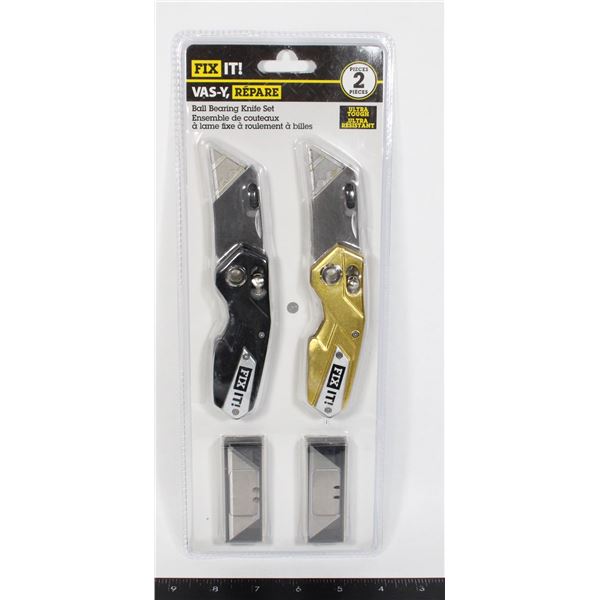 BALL BEARING KNIFE SET NEW 2 PC