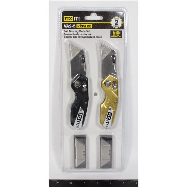 BALL BEARING KNIFE SET NEW 2 PC