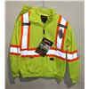 Image 1 : PIONEER HIGH-VIS WATERPROOF SAFETY JACKET SMALL