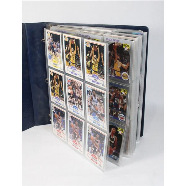 BINDER OF 40+ PAGES OF VINTAGE BASKETBALL CARDS