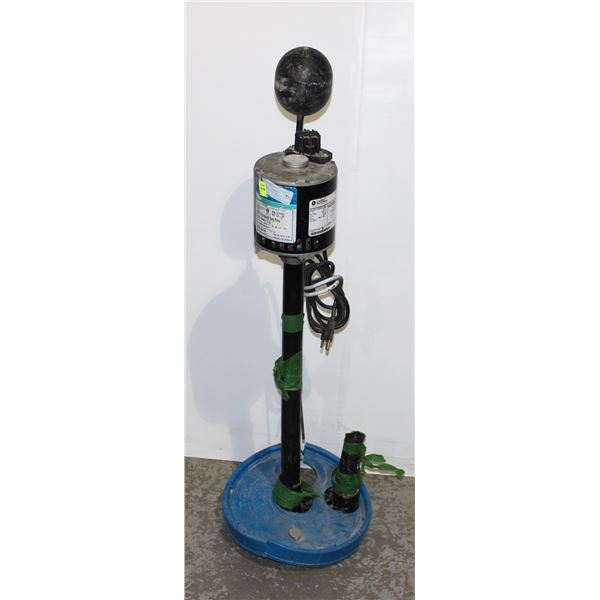 SUMP PUMP UNTESTED