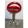 Image 1 : RED SWIVEL BAR STOOL