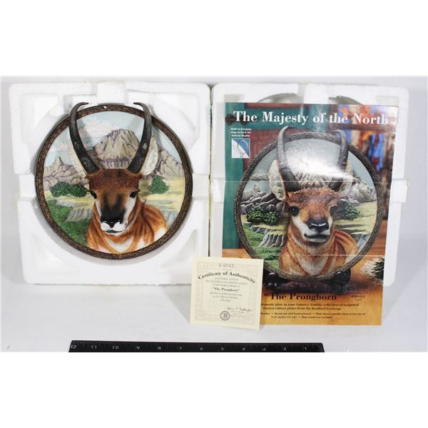"THE PRONGHORN" NATURES NOBILITY COLLECTORS PLATE