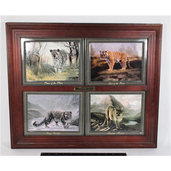 FRAMED 4PC BRADFORD EXCHANGE "PORTRAITS OF POWER"