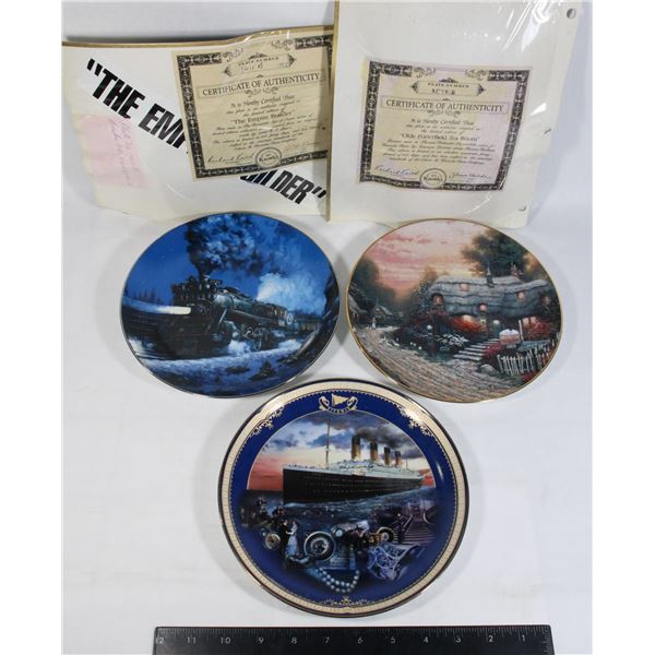 BOX OF 3 VINTAGE COLLECTOR FINE CHINA