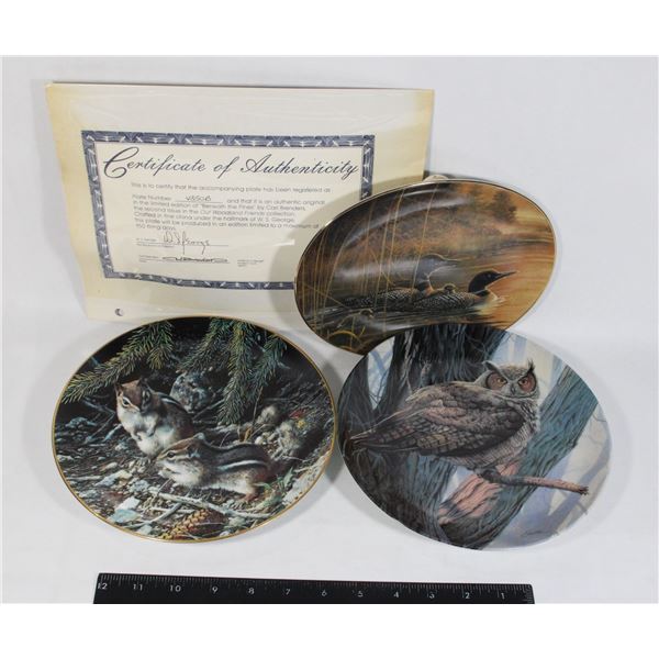 BOX OF 3 VINTAGE COLLECTOR FINE CHINA