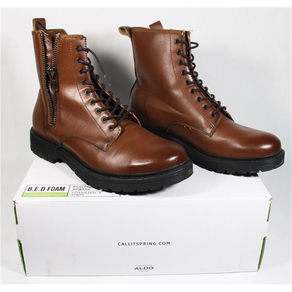 PAIR OF "VEGAN LEATHER" BOOTS