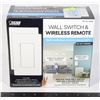 Image 1 : NEW BOXED FEIT ELECTRIC WALL SWITCH & REMOTE