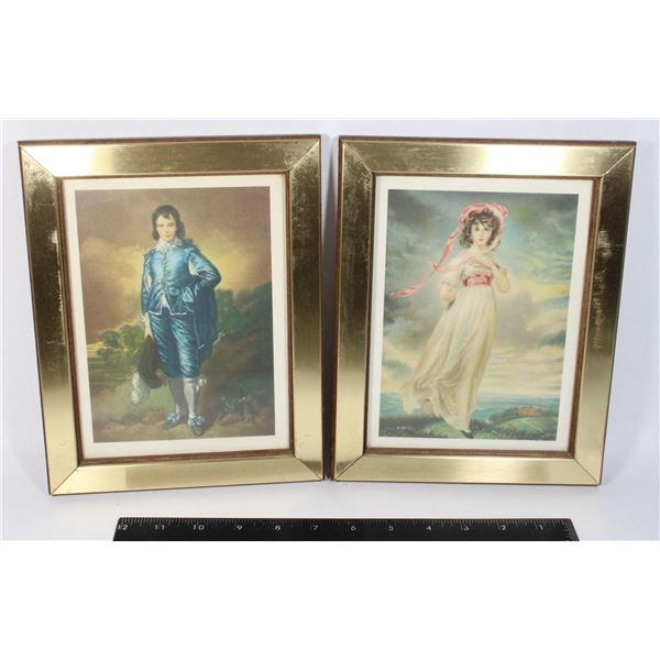 2 PICTURES BLUE BOY AND PINKIE