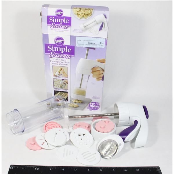 WILTON SIMPLE SUCCESS COOKIE PRESS
