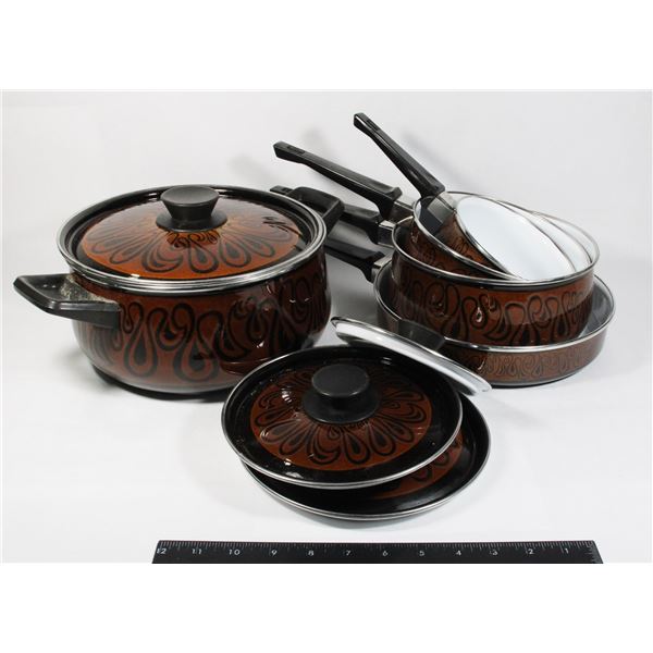 SET OF POTS & PANS