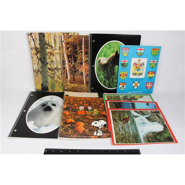 10 ANTIQUE NOTE BOOKS