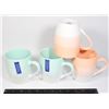 Image 1 : BOX OF 4 CASA SIGNATURE FINE PORCELAIN CUPS