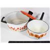 Image 1 : VINTAGE POTS, ONE WITH LID