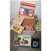 Image 1 : LARGE BOX OF MOSTLY SEWING TYPE CRAFTING ITEMS