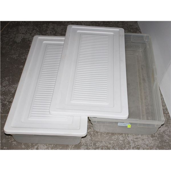 2 UNDERBED STORAGE BOXES