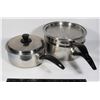 Image 1 : 3 COOKING POTS