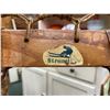Image 3 : WOOD AND RAWHIDE SNOWSHOES, PAIR