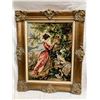 Image 1 : VINTAGE FRAMED VICTORIAN NEEDLEPOINT TAPESTRY PICTURE