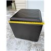 Image 13 : ASHLEY BONDED LEATHER STORAGE AND SERVING TRAY OTTOMAN