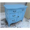 Image 3 : ANTIQUE SERPENTINE FRONT WASHSTAND/DRESSER