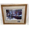 Image 8 : MATTED AND FRAMED NORTHWOODS PRINTS BY WELL-KNOWN/FAMOUS MINNESOTA ARTISTS