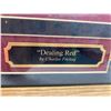 Image 2 : MATTED, FRAMED, AND SIGNED "DEALING RED" PRINT BY CHARLES FREITAG