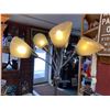 Image 2 : MODERN 5-LIGHT "MEDUSA" FLOOR LAMP WITH A SILVER FINISH AND FROSTED WHITE ACRYLIC SHADES