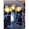 Image 4 : MODERN 5-LIGHT "MEDUSA" FLOOR LAMP WITH A SILVER FINISH AND FROSTED WHITE ACRYLIC SHADES