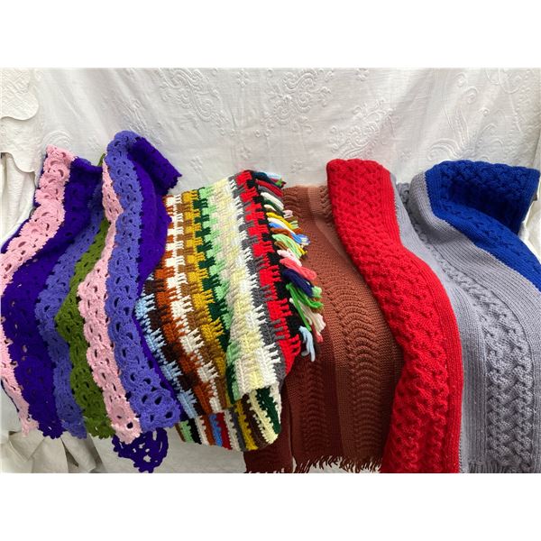 HANDMADE KNITTED AND CROCHETED BLANKETS AND THROWS