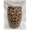Image 1 : LEOPARD PRINT CERAMIC STAND