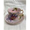Image 2 : TEACUPS AND SAUCERS, LOT OF 10 PAIR