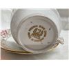 Image 7 : TEACUPS AND SAUCERS, LOT OF 10 PAIR